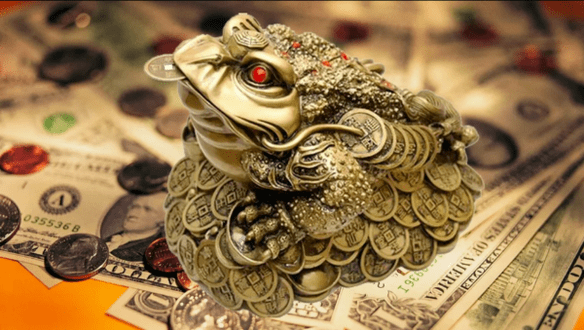 money toad as a good luck amulet